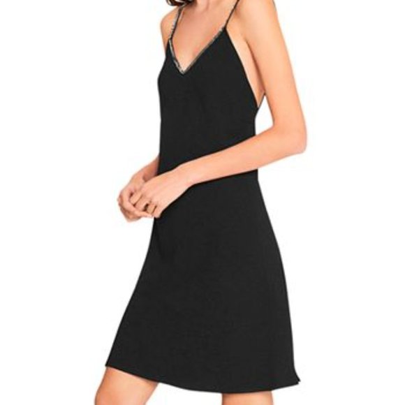 ba&sh Dresses & Skirts - ba&sh Slad Embellished Trim Slip Dress